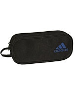 קלמר Adidas שני תאים - שחור/לוגו כחול