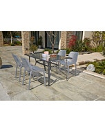 מערכת ריהוט 5 חלקים NATURAL PREMIER בגוון אפור