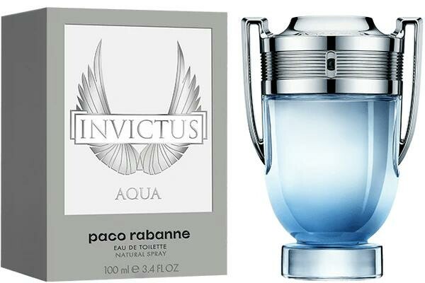 Paco Rabbane Invictus Aqua edt 100ml פאקו רבאן אינוויקטוס אקווה אדט לגבר 100 מל