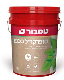 סופרקריל ECO מט לבן 15 ליטר