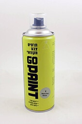 9 GO PAINT ספרי צבע אפור בהיר מט