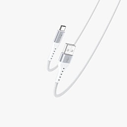 כבל טעינה אוניברסלי USB->TYPE C SANKYO לבן