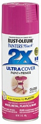 ספריי צבע Rust-Oleum 2X Ultra Cover ורוד מבריק