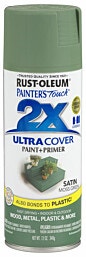 ספריי צבע Rust-Oleum 2X Ultra Cover ירוק אזוב משי