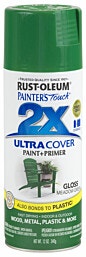 ספריי צבע Rust-Oleum 2X Ultra Cover ירוק דשא מבריק