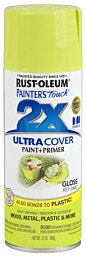 ספריי צבע Rust-Oleum 2X Ultra Cover ירוק ליים מבריק