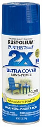 ספריי צבע Rust-Oleum 2X Ultra Cover כחול מבריק