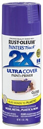 ספריי צבע Rust-Oleum 2X Ultra Cover סגול מבריק