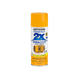 ספריי צבע Rust-Oleum 2X Ultra Cover צהוב דלעת משי