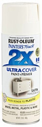 ספריי צבע Rust-Oleum 2X Ultra Cover שמנת משי