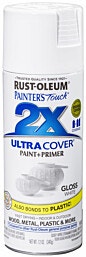 ספריי צבע Rust-Oleum 2X Ultra Cover לבן מבריק