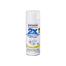 ספריי צבע Rust-Oleum 2X Ultra Cover לבן מבריק