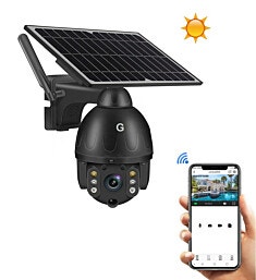 VisionTek מבית B דגם WIFI 4G מצלמת אבטחה אלחוטית סולארית 360  עם חיבור סלולארי