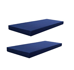 Medical Comfort 190 ס"מX90 2 מזרני יחיד כחולים דגם פולימר