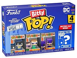 ביטי פופ-3 דמויותדמות בהפתעה Bitty POP Bitty:DC-Batman Adam West-באטמן אדם ווסט