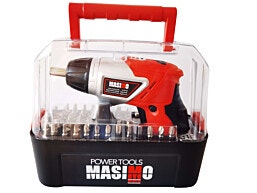 MASIMO 3.6  אביזריםV קיט מברגה