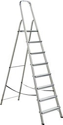 סולם אלומיניום 8 שלבים איכותי