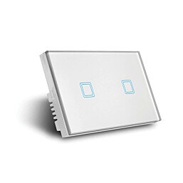 Semicom STW-3GEV2/W מתג חכם לתאורה לבן 2 מפסקים