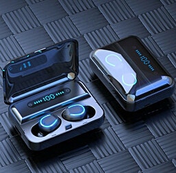HY679 אלחוטיות עם סוללת גיבוי דגם Bluetooth TWS אוזניות כפתור