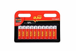 10 סוללות אלקליין AA שנפ