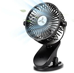 Air typoon clips מאוורר נייד נטען ועוצמתי
