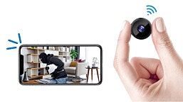 מצלמה אלחוטית זעירה FULL HD 1080P מיועדת לאבטחה וריגול