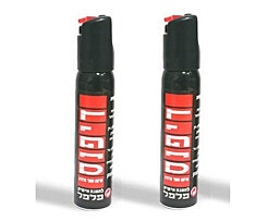 גז מדמיע דיפנס למרחק 3 מטר סט 2 יחידות