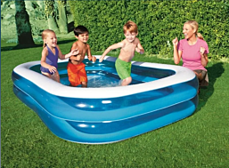 בריכה מלבנית מתנפחת לחצר דוגמת Pool 262X175X51 ס"מ