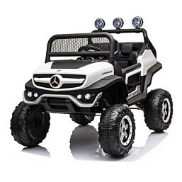 גיפ מרצדס יונימוג 12V פרימיום גוון לבן