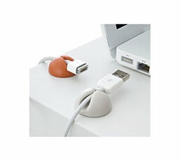 מחזיק כבלים מסיליקון Cable Clip סט 6 יחידות