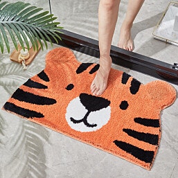 שטיח אמבטיה 50x80 סדרת Animal דגם נמר