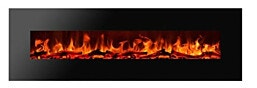 קמין חשמלי Albion 60 צבע שחור מהמותג האירופאי Aflamo מבית אמגזית