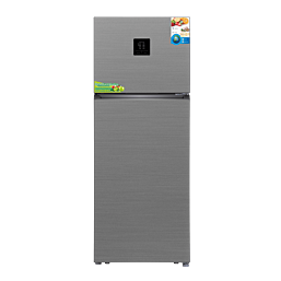 מקרר 2 דלתות מקפיא עליון Luxor LUX NF545 INOX נירוסטה