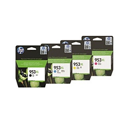 HP 953XL סט ראשי דיו 4 צבעים דגם