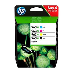 סט ראשי דיו HP963XL צבעים 4