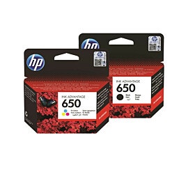 HP650 ראש דיו שחורראש דיו צבע