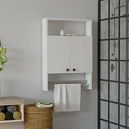 ארונית רב תכליתית לאמבטיה דגם Banyo בגוון לבן