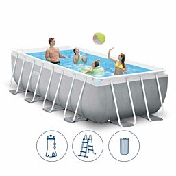 26788 INTEX 400 ס"מ דגםx200x100  בריכה עילית מלבנית