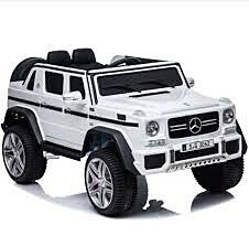 ג'יפ מרצדס מייבאך דגם G650 פרימיום 12W  שלט חכם לבן