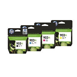 HP 903XL סט ראשי דיו 4 צבעים דגם