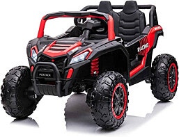 ממונע באגי שטח דגם 12V Beast בצבע אדום