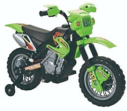 אופנוע שטח ממונע ספורטיבי 6V צבע ירוק