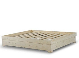 בסיס מיטה ברוחב וחצי 120X190 עם ארגז מצעים ללא ראש מיטה