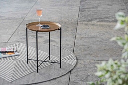 שולחן קפה עם מגש בודד Copper Table גוון נחושת