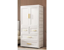 Neat מבית White A ארון אחסון המשלב מגוון פתרונות אחסון ותלייה דגם