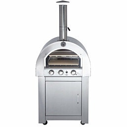 ALL GRILL טאבון גז 2 קומות בגימור נירוסטה