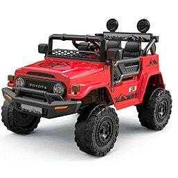 ג’יפ ממונע לילדים Toyota Fj Cruiser 4X4 12V אדום