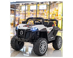 גיפ טרקטורון מפואר 12v דגם RSM-1036 לבן