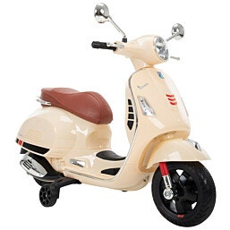 קטנוע ממונע 12V וספה Vespa כולל גלגלי עזר