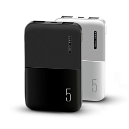5000 MAH סוללת גיבוי 2 כניסות